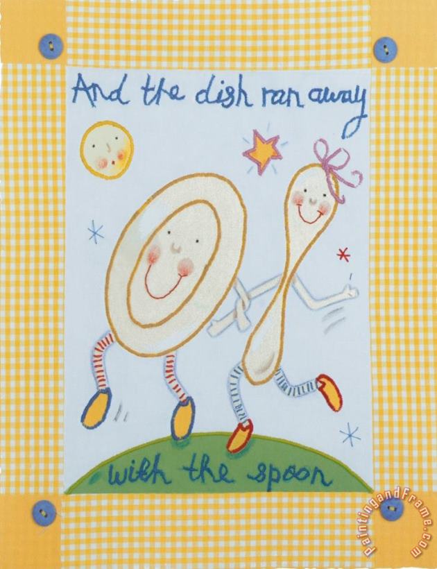 And The Dish Ran Away painting - Sophie Harding And The Dish Ran Away Art Print