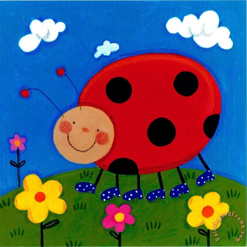 Sophie Harding Mini Bugs Iv Art Painting
