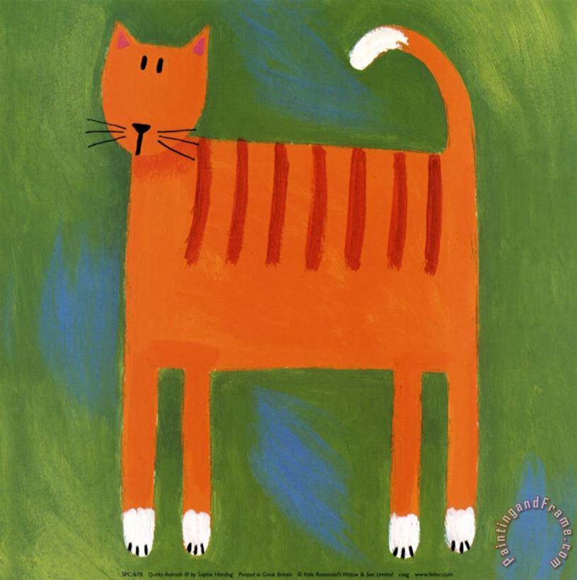 Sophie Harding Quirky Animals III painting Quirky Animals III print