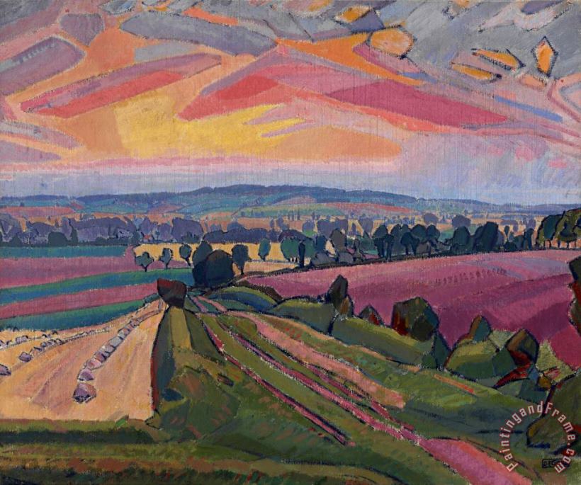 Spencer Gore The Icknield Way Art Painting