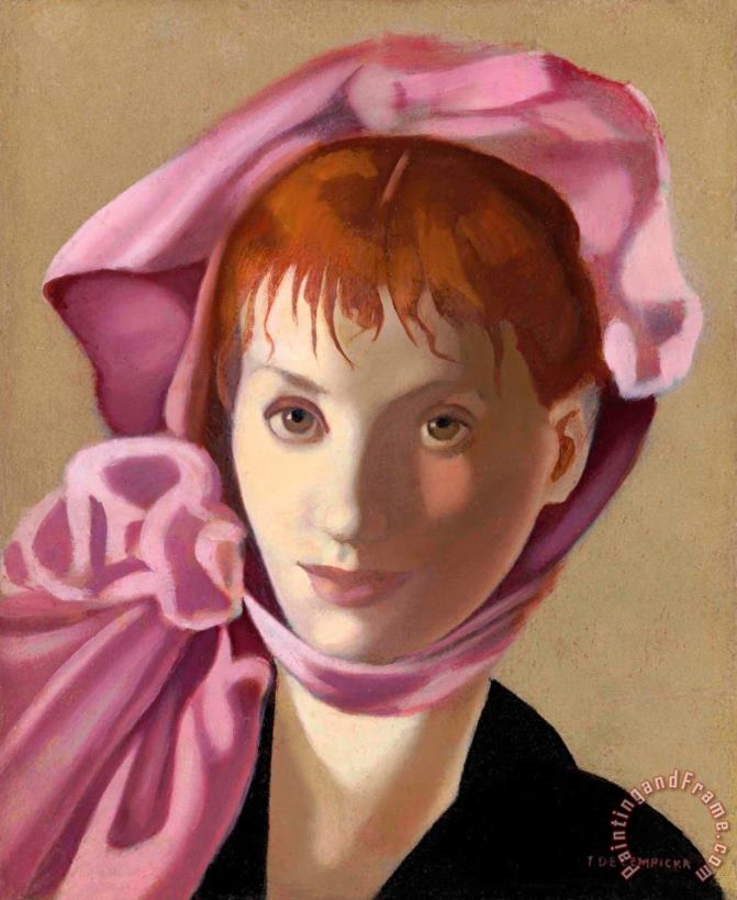 Portrait D'une Jeune Fille Rousse, 1939 painting - tamara de lempicka Portrait D'une Jeune Fille Rousse, 1939 Art Print Portrait D'une Jeune Fille Rousse, 1939 painting - tamara de lempicka Portrait D'une Jeune Fille Rousse, 1939 Art Print