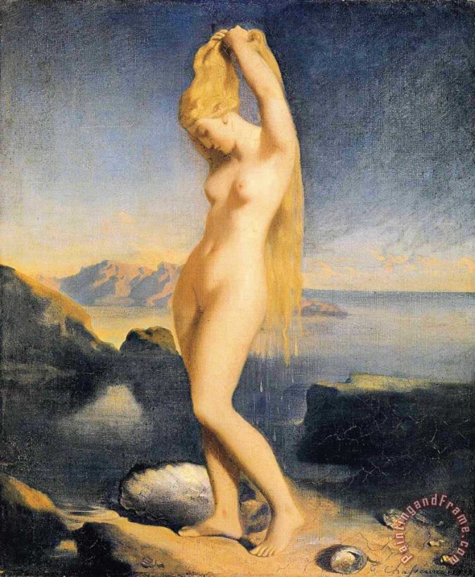 Theodore Chasseriau Venus Anadyomene Art Painting