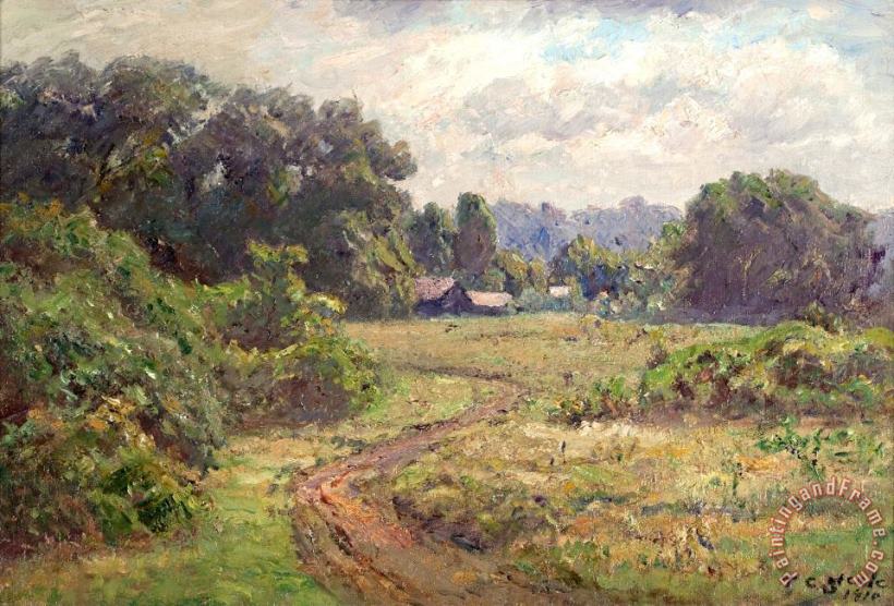 A Summer Day painting - Theodore Clement Steele A Summer Day Art Print