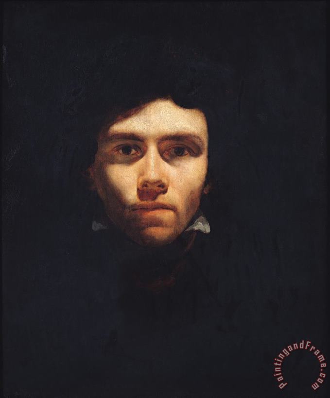 Theodore Gericault Portrait of Eugene Delacroix (1798 1863) Art Painting