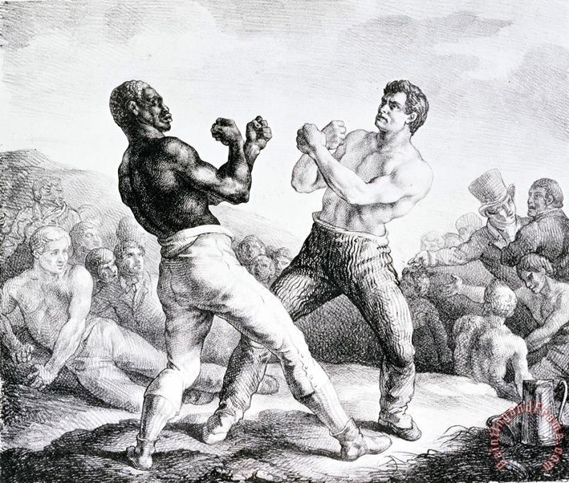 Theodore Gericault The Boxers Art Painting