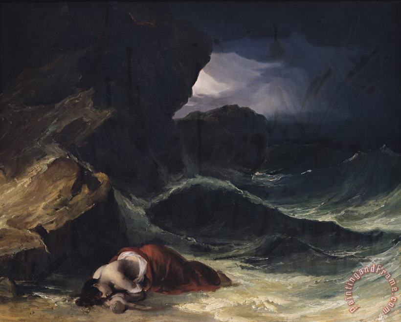 Theodore Gericault The Storm or The Shipwreck Art Painting