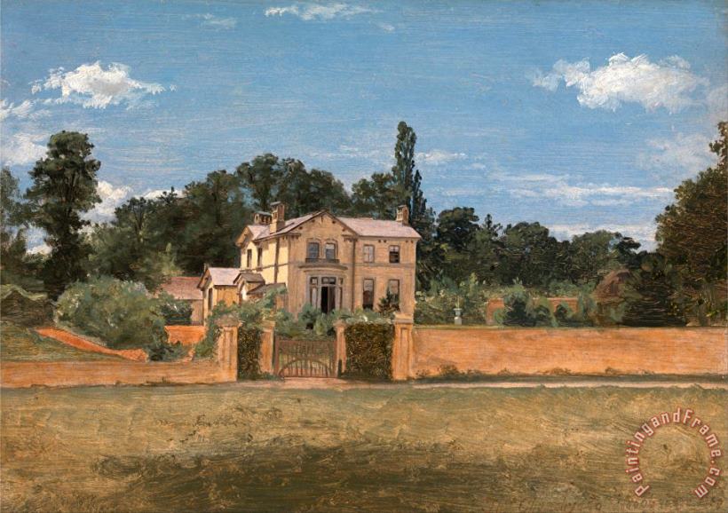 House in Woodbridge, Suffolk painting - Thomas Churchyard House in Woodbridge, Suffolk Art Print