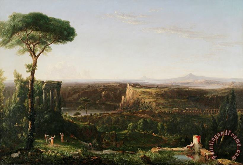 Thomas Cole Italian Scene Composition Art Painting