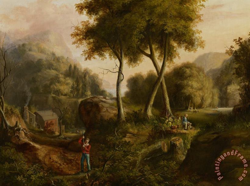 Landscape painting - Thomas Cole Landscape Art Print