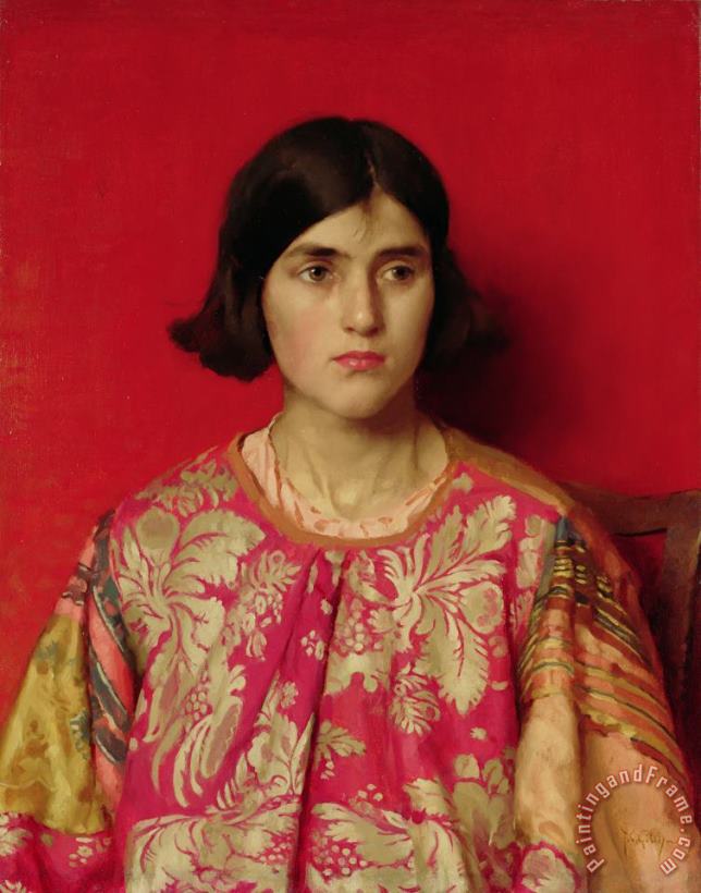 Thomas Cooper Gotch The Exile - Heavy is the Price I Paid for Love Art Print