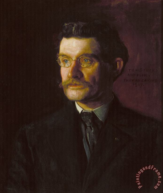 Thomas Eakins Portrait of Thomas J. Eagan Art Print