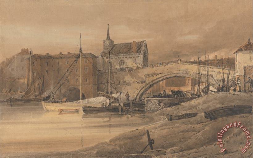 Thomas Girtin Ouse Bridge, York Art Painting