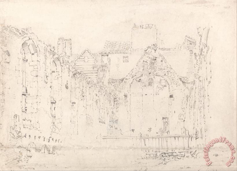 Thomas Girtin Ruins of Savoy Palace Art Print