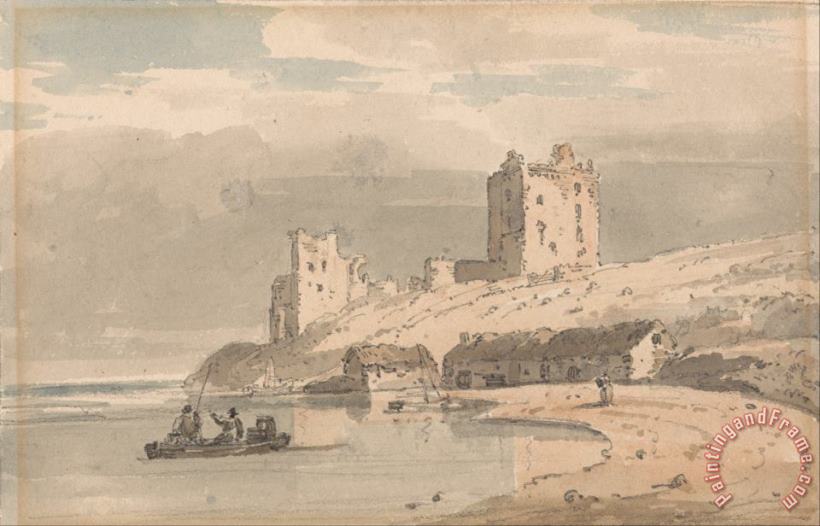 Thomas Girtin Ruins on The Coast Art Print