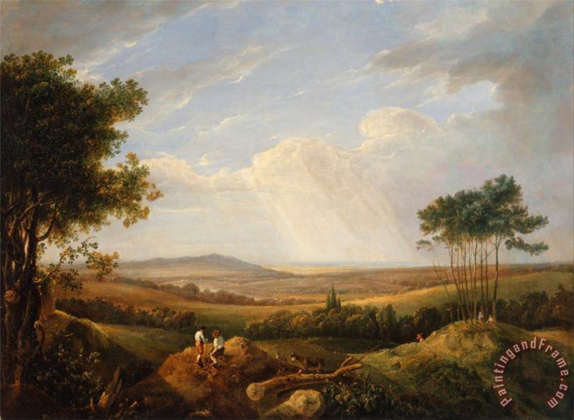 Thomas Hastings Landscape with Figures Art Painting