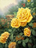 A Perfect Yellow Rose by Thomas Kinkade