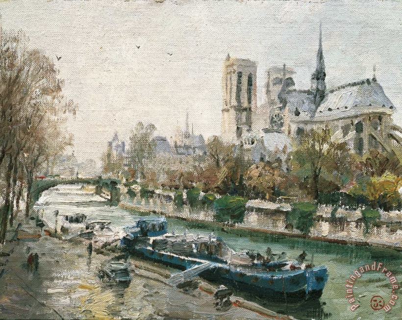 Thomas Kinkade Notre Dame, Paris Art Painting