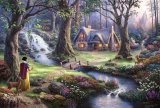 Snow White Discovers The Cottage by Thomas Kinkade