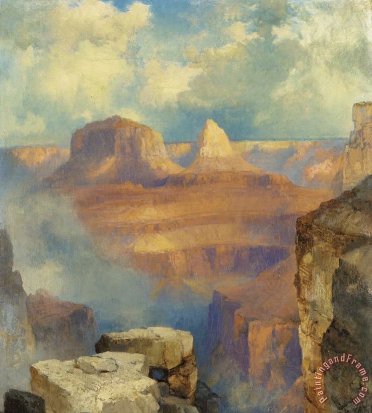 Grand Canyon painting - Thomas Moran Grand Canyon Art Print