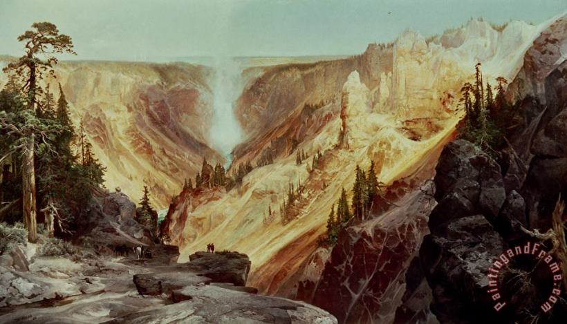 Thomas Moran The Grand Canyon of the Yellowstone Art Print