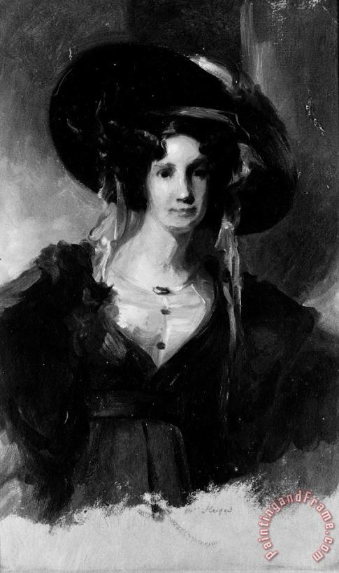 Thomas Sully Mrs. Huges Art Painting