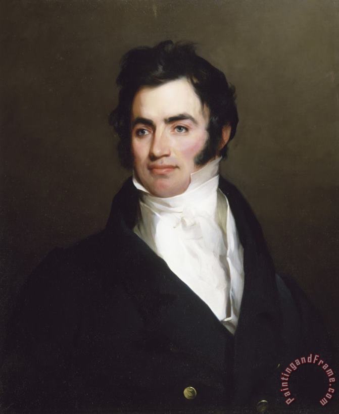 Thomas Sully Portrait of Benjamin Tevis Art Painting