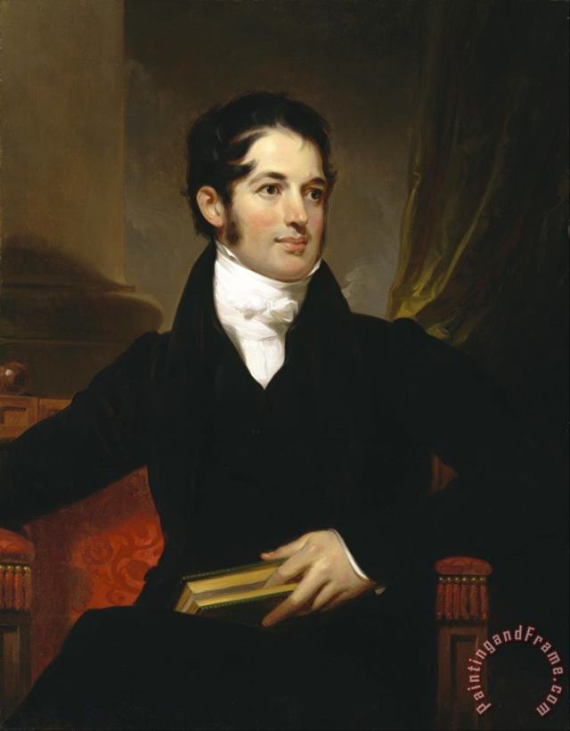 Thomas Sully Portrait of James Cornell Biddle Art Painting