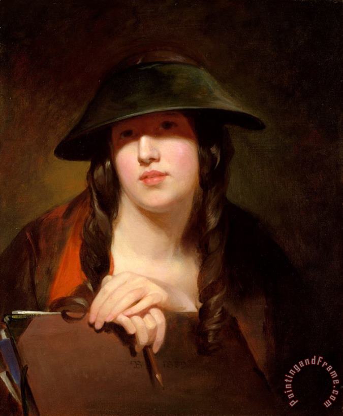 The Student painting - Thomas Sully The Student Art Print