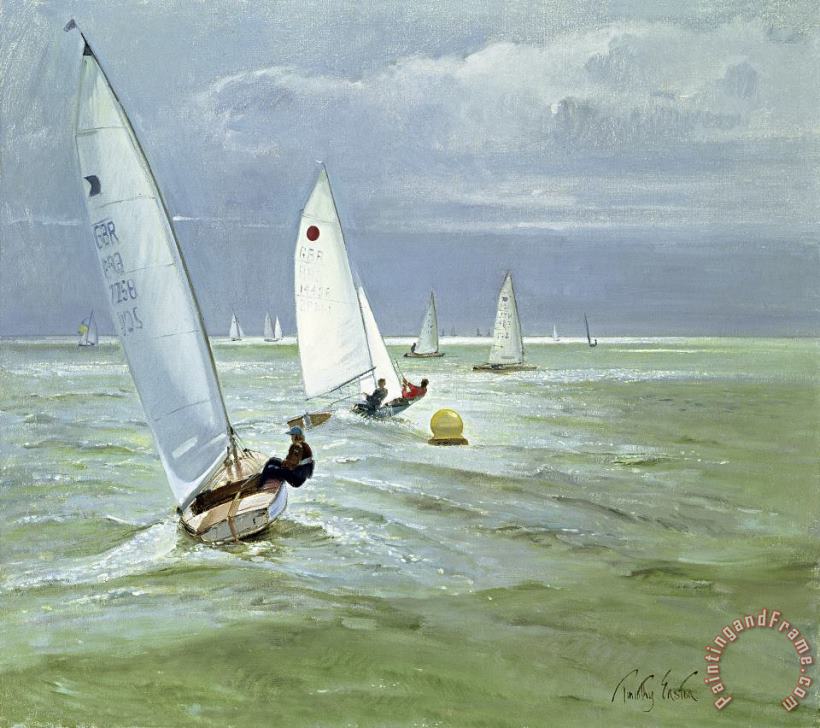 Timothy Easton Around the Buoy Art Painting
