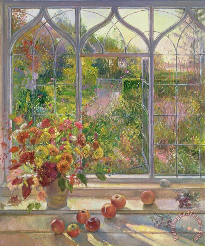 Timothy Easton Autumn Windows Art Print