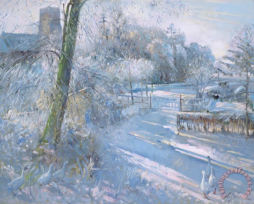 Timothy Easton Hoar Frost Morning Art Painting