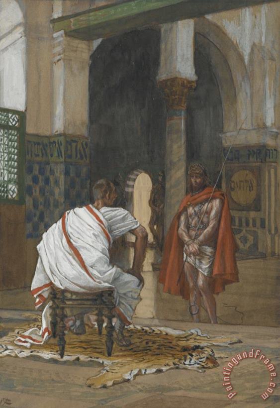 Tissot Jesus Before Pilate Art Print