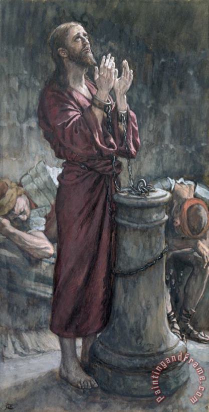 Tissot Jesus in Prison Art Print