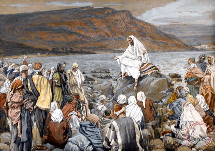 Tissot Jesus Preaching Art Painting
