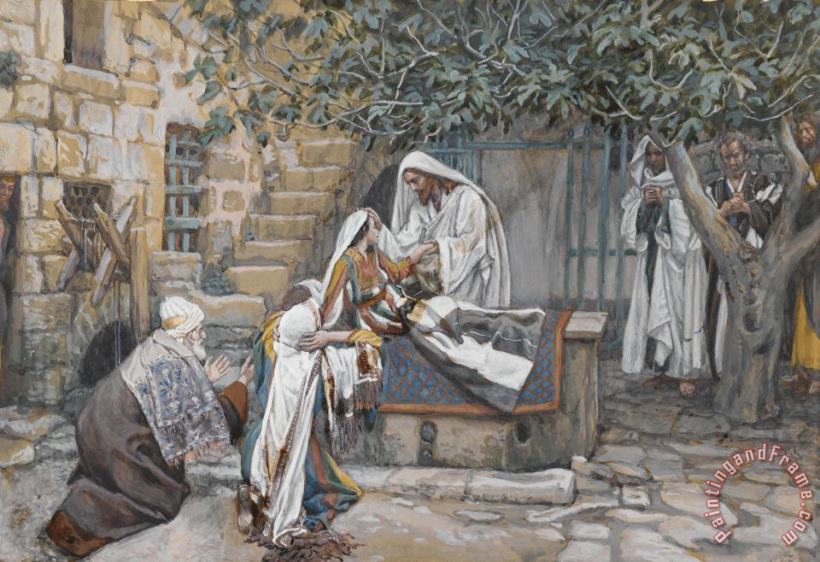 Tissot The Daughter of Jairus Art Painting