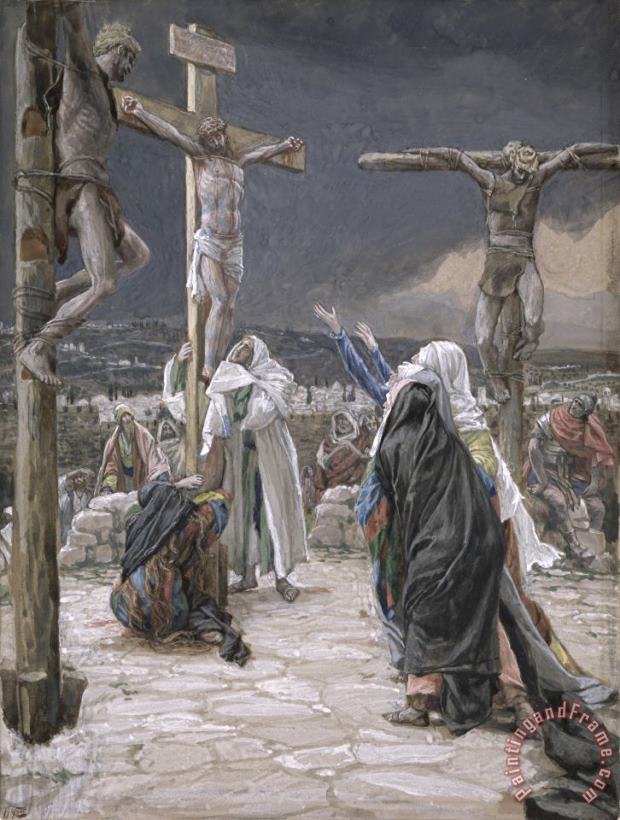 The Death of Jesus painting - Tissot The Death of Jesus Art Print