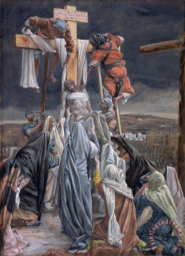 Tissot The Descent from the Cross Art Painting