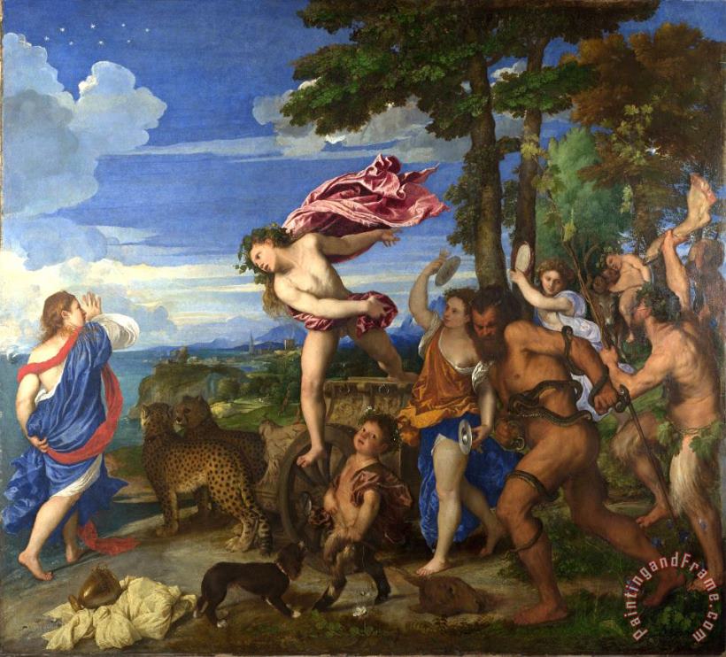 Bacchus And Ariadne painting - Titian Bacchus And Ariadne Art Print