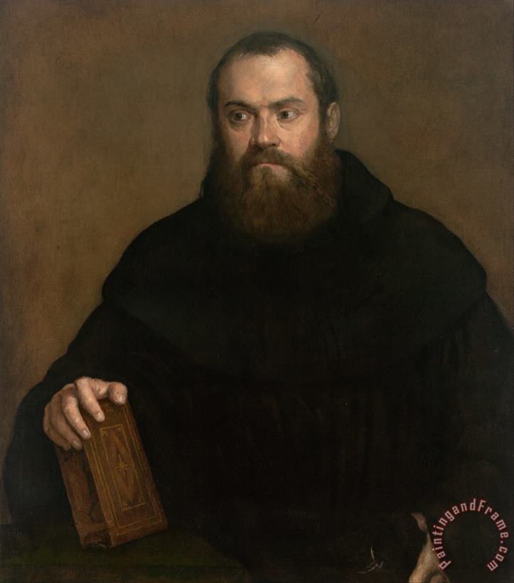 Monk With A Book painting - Titian Monk With A Book Art Print