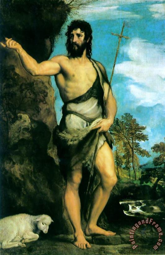 Titian St. John The Baptist Art Painting