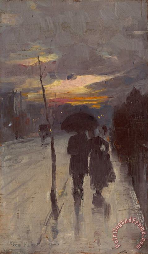 Going Home painting - Tom Roberts Going Home Art Print