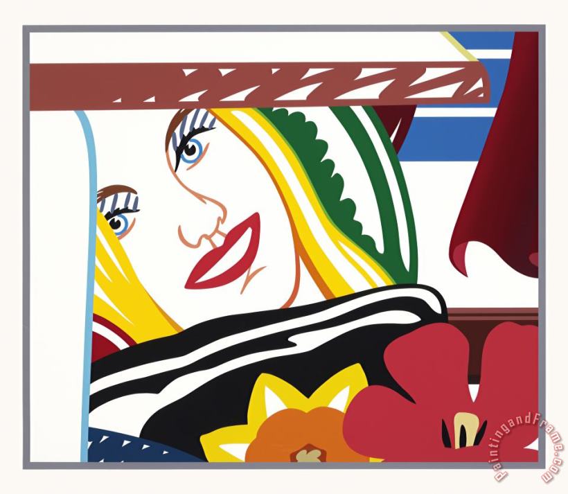 From Bedroom Painting #41, 1990 painting - Tom Wesselmann From Bedroom Painting #41, 1990 Art Print