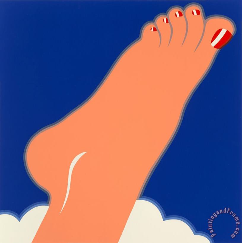 Seascape (foot), From Edition 68, 1968 painting - Tom Wesselmann Seascape (foot), From Edition 68, 1968 Art Print