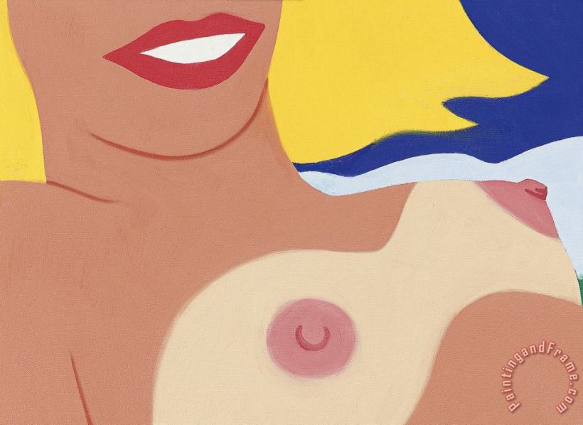 Study for 18 Year Old on The Beach, 1983 painting - Tom Wesselmann Study for 18 Year Old on The Beach, 1983 Art Print