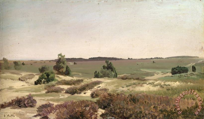 Valentin Ruths The Heath near Wilsede Art Painting