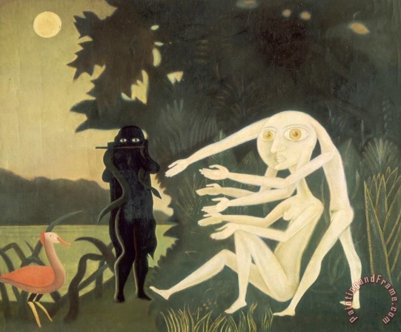 The Encounter of 2 Bis Rue Perrel, 1946 painting - Victor Brauner The Encounter of 2 Bis Rue Perrel, 1946 Art Print