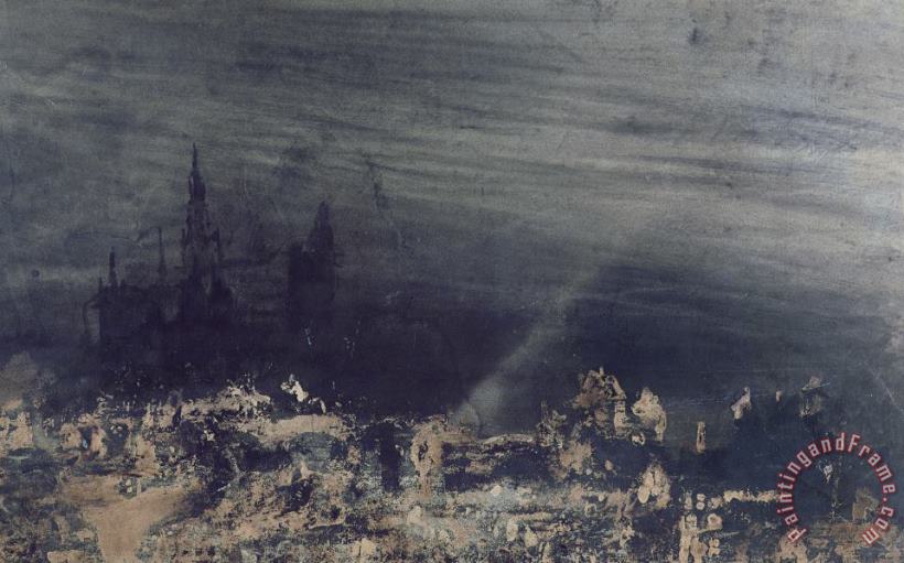 The Dead City painting - Victor Hugo The Dead City Art Print