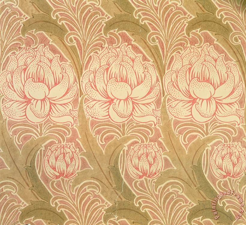 Victorian Voysey Wallpaper Design Art Print