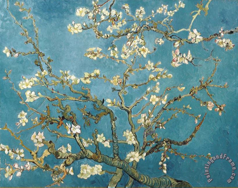 Almond Blossoms painting - Vincent van Gogh Almond Blossoms Art Print
