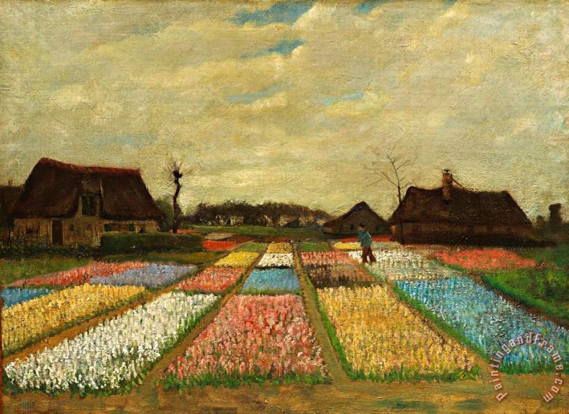 Vincent van Gogh Flower Beds in Holland Art Print